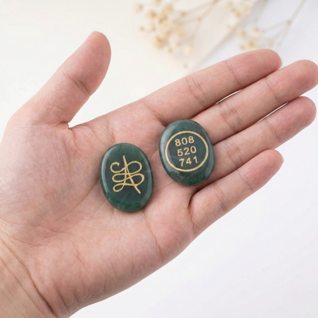 Green Jade Zibu Coin